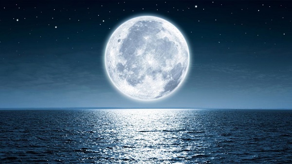 拍月亮发朋友圈说说 月色很唯美迷人的图片说说语句6