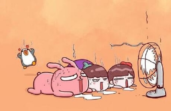 今天天气很热怎么发朋友圈 天气很热的幽默图片说说10